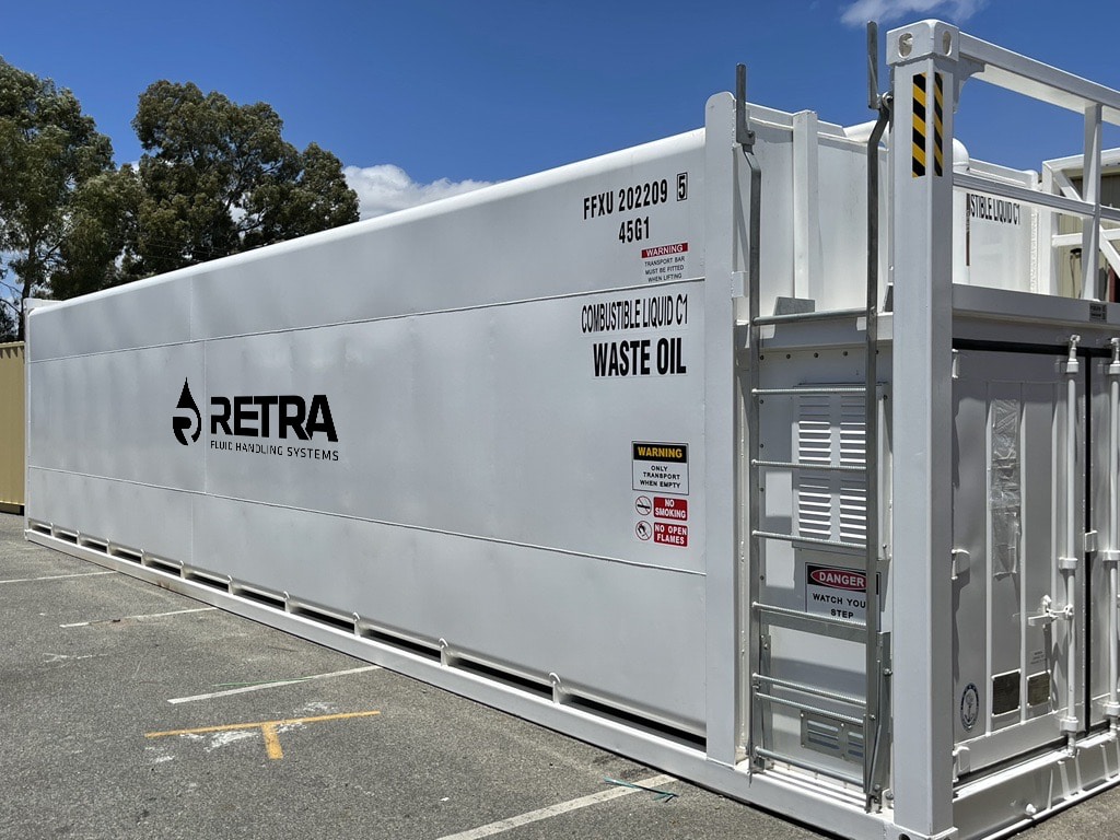 70,000 litre double walled fully certified fuel tank from RETRA