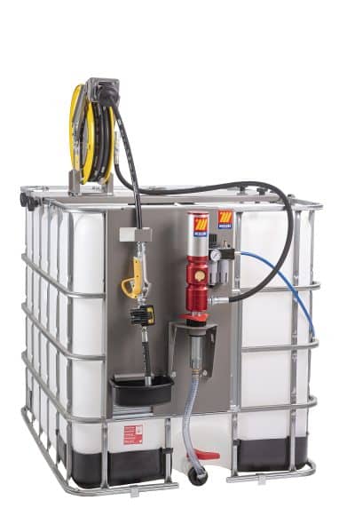 Oil Kit For 1000 L IBC with Frontal Pump and Reel (5:1 Ratio Delivery Capacity 28 L/Min)